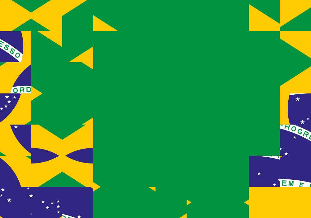 Brazil flag squares size 100