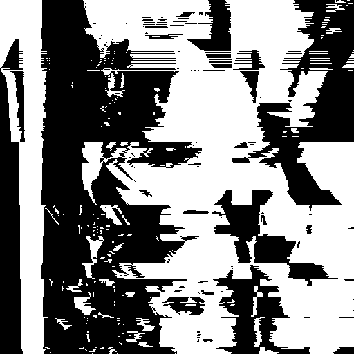 Lena binary lexicographic